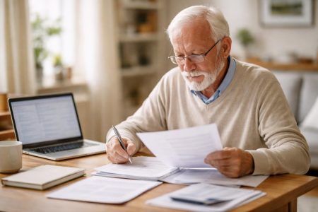 personne-agee-documents-ordinateur-table