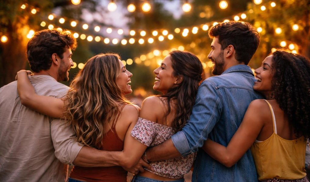 amis-fete-exterieur-guirlandes-lumineuses