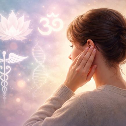personne-profil-symboles-medicaux-spirituels
