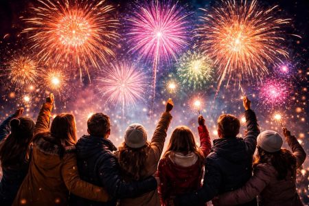 groupe-personnes-feu-artifice-nuit