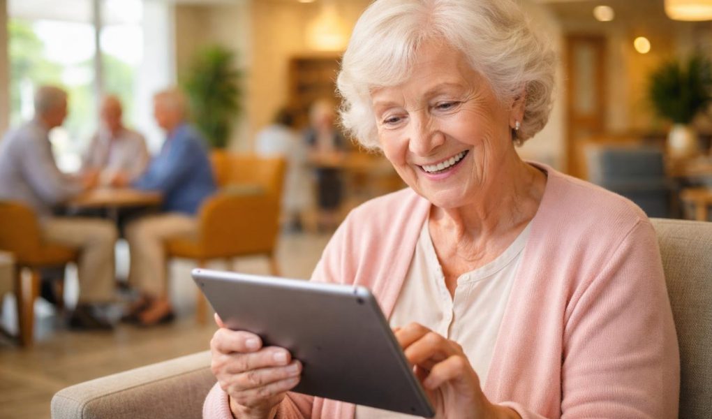 ehpad-personne-agee-tablette-salle-commune