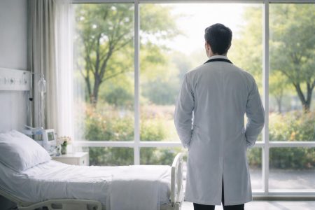 medecin-fenetre-hopital-jardin-serenite