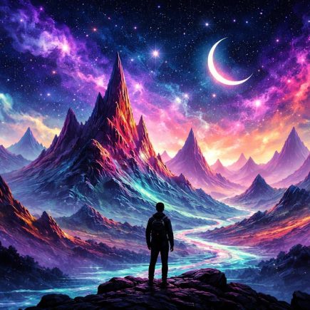 montagnes-etranges-ciel-etoile-figure-humaine