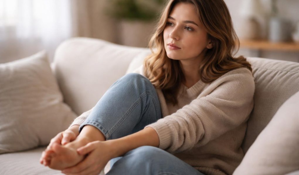 personne-canape-expression-contemplative-arriere-plan-flou