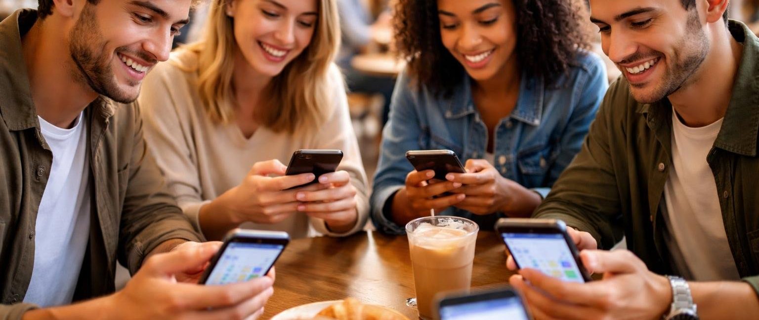 jeunes-adultes-cafe-smartphones-convivialité